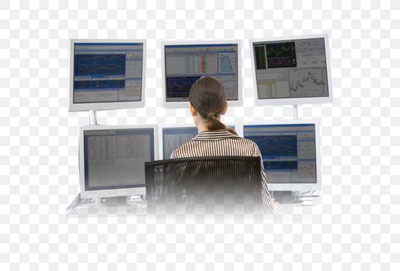 Stock Trader Stock Broker Stock Photography, PNG, 550x557px, Stock Trader, Can Stock Photo, Communication, Computer Monitor, Computer Monitor Accessory Download Free