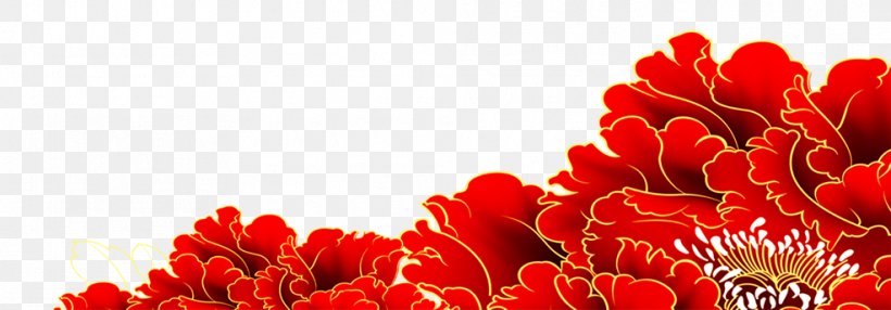 China Download Floral Design Moutan Peony, PNG, 986x344px, China, Cut Flowers, Data, Designer, Floral Design Download Free