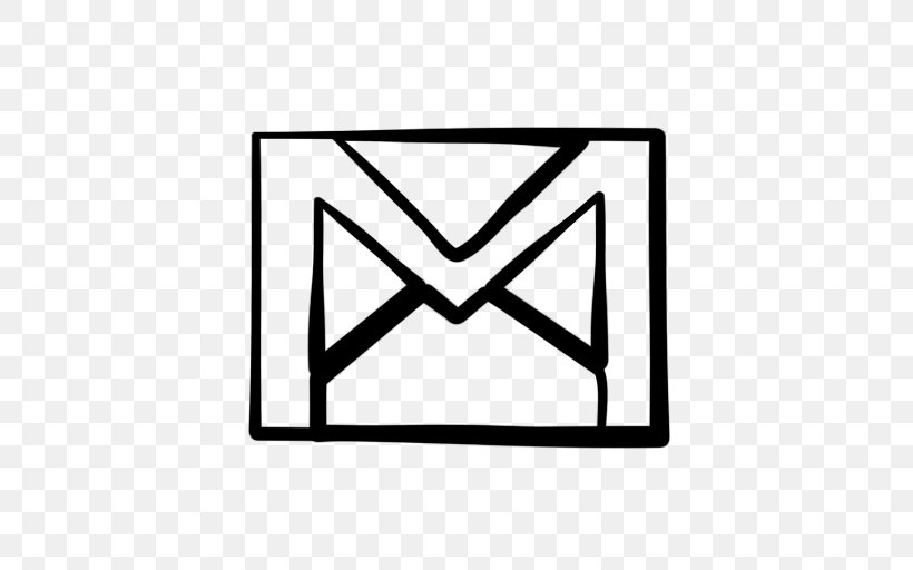 Email Bounce Address Gmail Symbol, PNG, 512x512px, Email, Area, Black, Black And White, Bounce Address Download Free