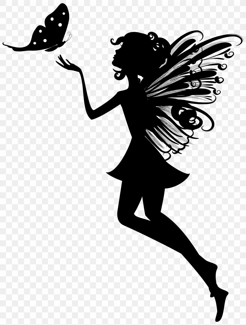 Fairy Clip Art, PNG, 6059x8000px, Fairy, Art, Black And White, Butterfly, Drawing Download Free