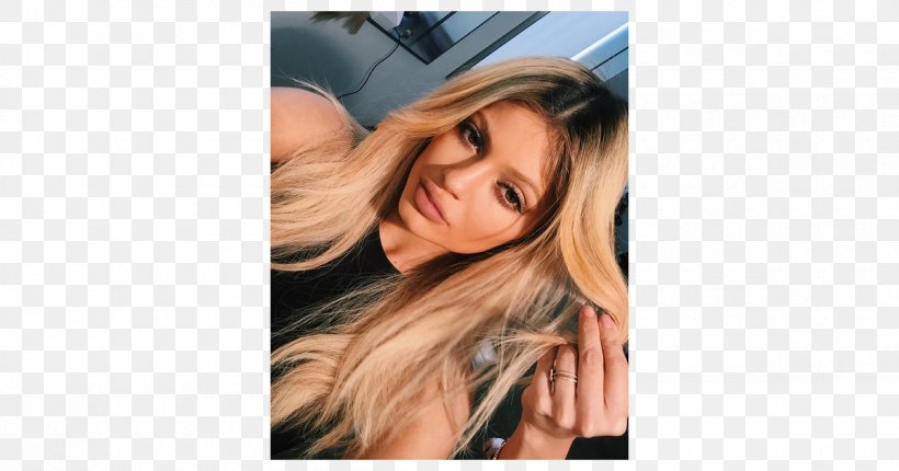 Kylie Jenner Blond Hair Lace Wig, PNG, 1200x630px, Watercolor, Cartoon, Flower, Frame, Heart Download Free