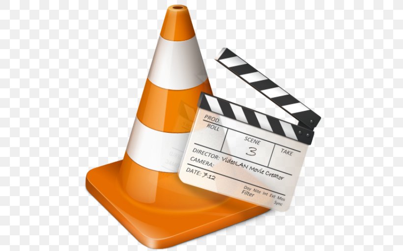 VideoLAN Movie Creator VLC Media Player Video Editing Software, PNG, 512x512px, Videolan Movie Creator, Blender, Computer Software, Cone, Free Software Download Free