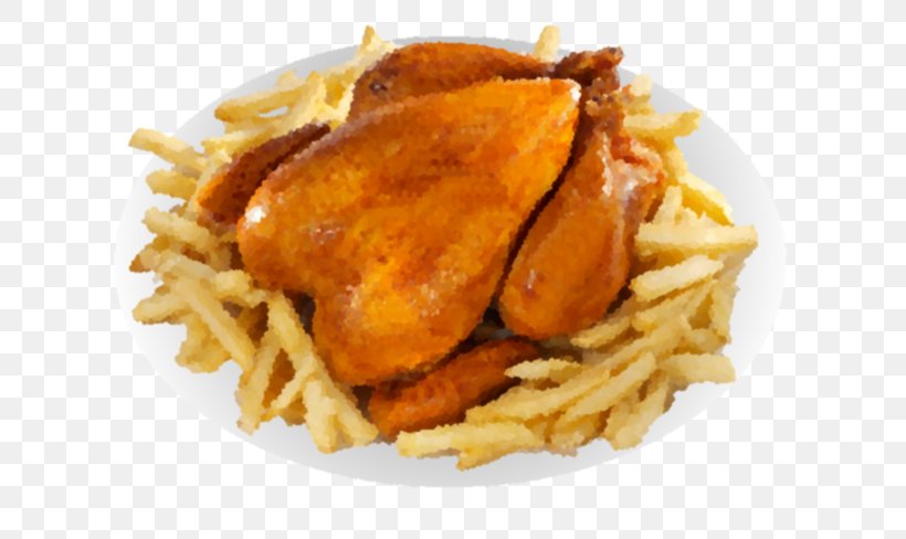 Roast Chicken French Fries Fish And Chips Fried Chicken, PNG, 650x488px, Chicken, American Food, Chicken And Chips, Chicken As Food, Chicken Meat Download Free