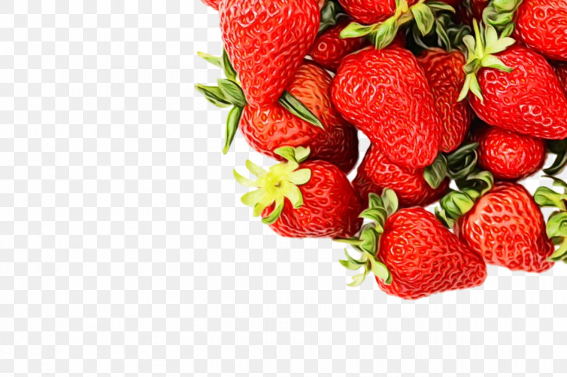 Strawberry, PNG, 1200x800px, Watercolor, Berry, Fruit, Local Food, Natural Food Download Free