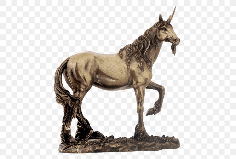 Unicorn Statue Pegasus Figurine Mustang, PNG, 555x554px, Unicorn, Animal Figure, Bronze Sculpture, Elf, Figurine Download Free