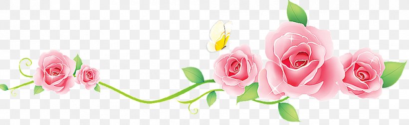 Rose Flower Pink Clip Art, PNG, 1004x309px, Rose, Art, Bud, Cut Flowers, Floral Design Download Free