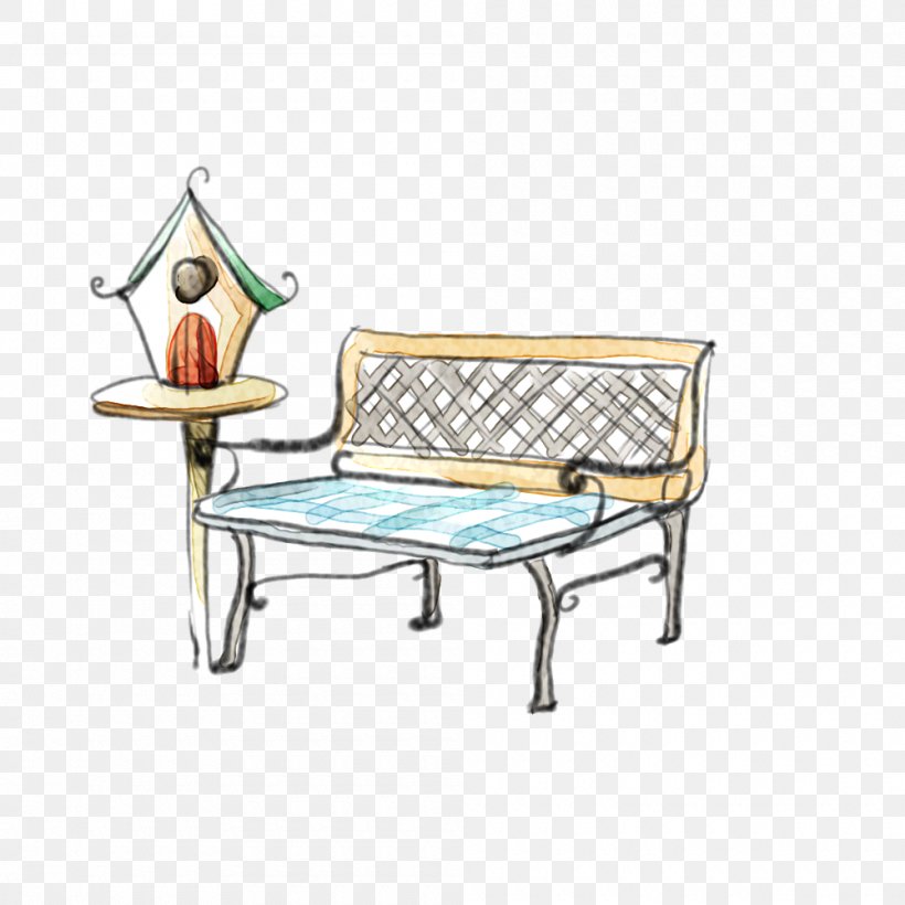 Chair Table Bench, PNG, 1000x1000px, Chair, Animation, Bench, Cartoon, Coffee Table Download Free