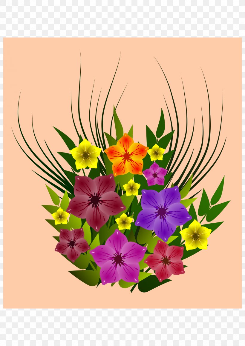 Cut Flowers Floral Design Drawing Clip Art, PNG, 1697x2400px, Flower, Art, Cut Flowers, Drawing, Flora Download Free