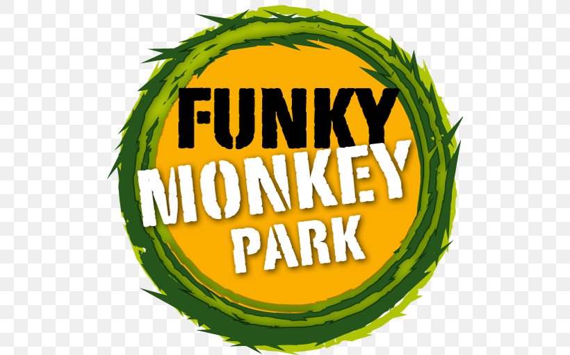 Funky Monkey Park Logo Genner Font, PNG, 512x512px, Logo, Area, Book, Brand, Climbing Download Free