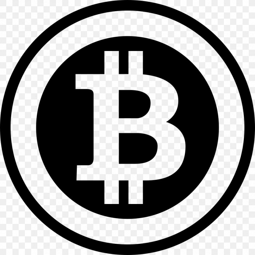 Bitcoin Cryptocurrency Wallet Litecoin Blockchain, PNG, 980x980px, Bitcoin, Area, Bitcoin Cash, Bitcoin Magazine, Black And White Download Free