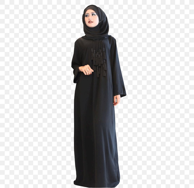 Maxi Dress Little Black Dress Sleeve Abaya, PNG, 350x796px, Dress, Abaya, Black, Black M, Clothing Download Free