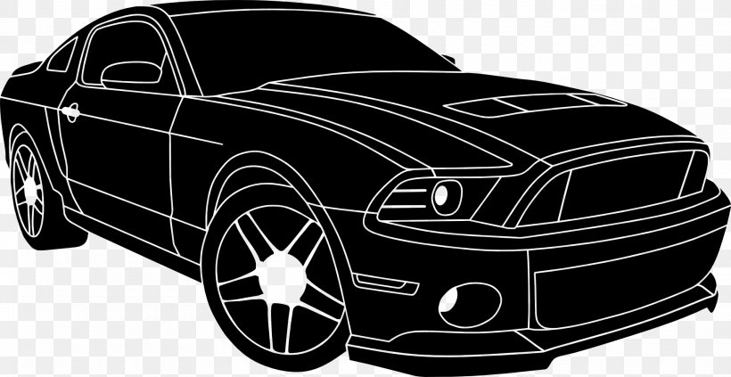 Sports Car Ford Mustang Clip Art, PNG, 1920x991px, Car, Auto Part, Automotive Design, Automotive Exterior, Automotive Tire Download Free