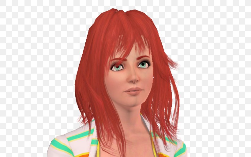 The Sims 3: Island Paradise The Sims 3: Pets Ariel Wiki, PNG, 512x512px, Sims 3 Island Paradise, Ariel, Bangs, Brown Hair, Forehead Download Free