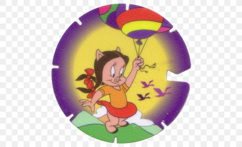 Petunia Pig Porky Pig Milk Caps Sylvester Cartoon, PNG, 500x500px, Petunia Pig, Balloon, Cartoon, Character, Fictional Character Download Free
