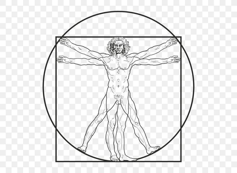 Vitruvian Man Royalty-free Proportion, PNG, 600x600px, Vitruvian Man, Area, Arm, Art, Artwork Download Free