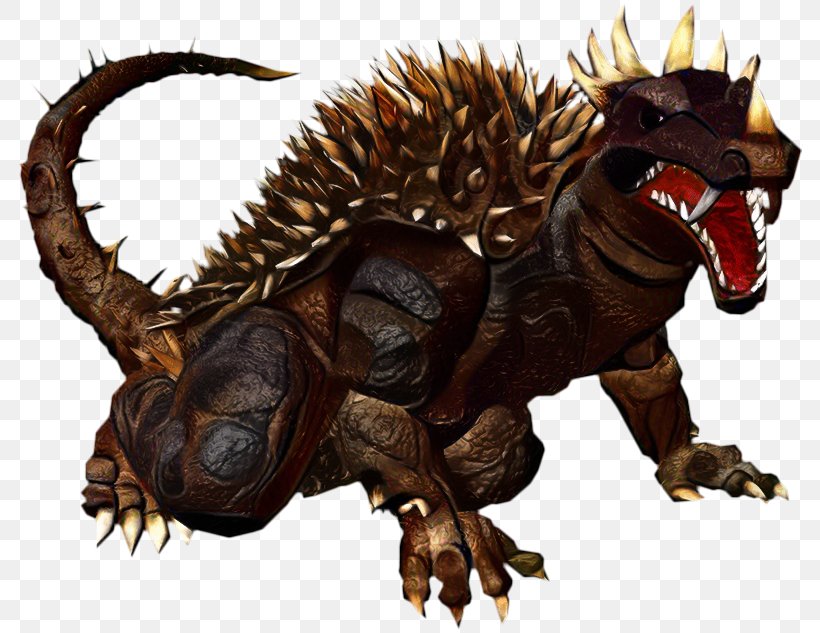 Anguirus Godzilla Baragon Gigan Kaiju, PNG, 785x633px, Anguirus, Animal Figure, Baragon, Cryptid, Demon Download Free