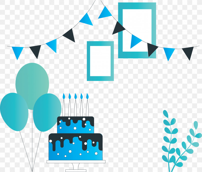 Happy Birthday Birthday Party, PNG, 2999x2558px, Happy Birthday, Area, Birthday Party, Line, Meter Download Free