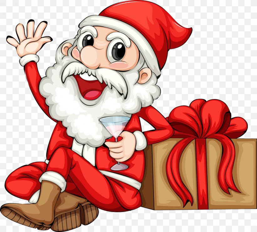 Santa Claus Royalty-free Clip Art, PNG, 1600x1445px, Santa Claus, Art, Cartoon, Christmas, Christmas Decoration Download Free