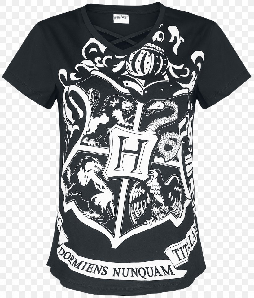 Harry Potter (Literary Series) T-shirt Hogwarts School Of Witchcraft And Wizardry Gryffindor, PNG, 1023x1200px, Harry Potter, Active Shirt, Black, Black And White, Bluza Download Free