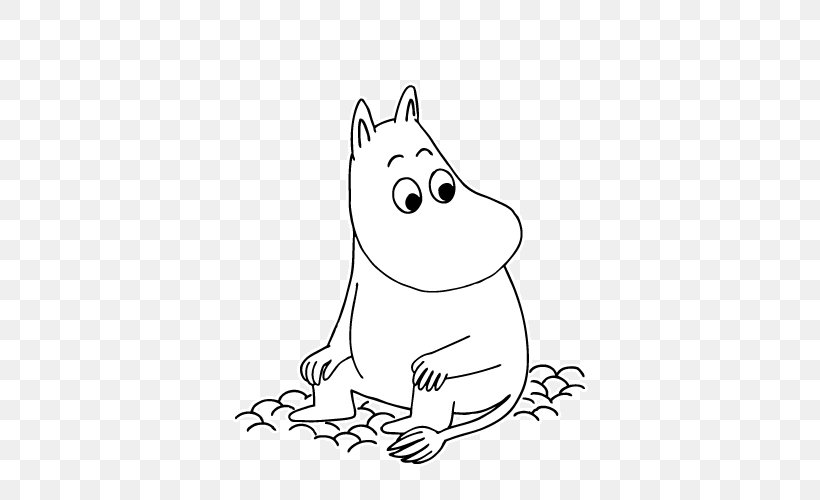 Moomin World Moomintroll Moominvalley Little My Moominmamma, PNG, 500x500px, Moomin World, Area, Artwork, Black, Black And White Download Free