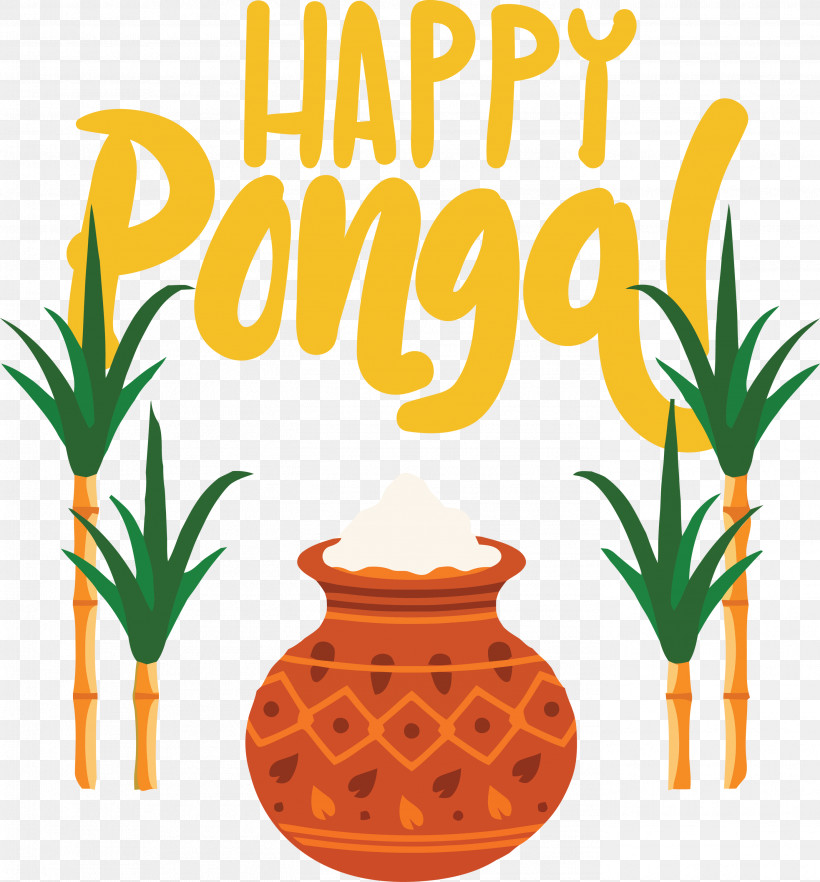 Pongal Happy Pongal Harvest Festival, PNG, 2786x3000px, Pongal, Cartoon, Commodity, Flower, Flowerpot Download Free