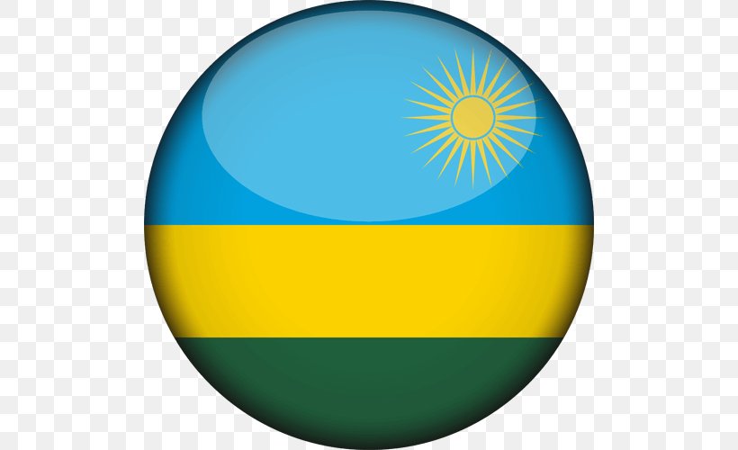 Flag Of Rwanda Gallery Of Sovereign State Flags Folha Fede, PNG, 500x500px, Rwanda, Blue, Flag, Flag Of Rwanda, Gallery Of Sovereign State Flags Download Free