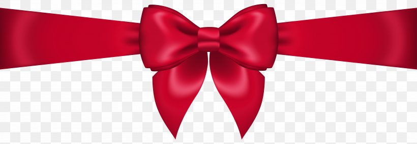 Red Clip Art, PNG, 7562x2619px, Red, Bow Tie, Christmas Gift, Color, Gift Download Free