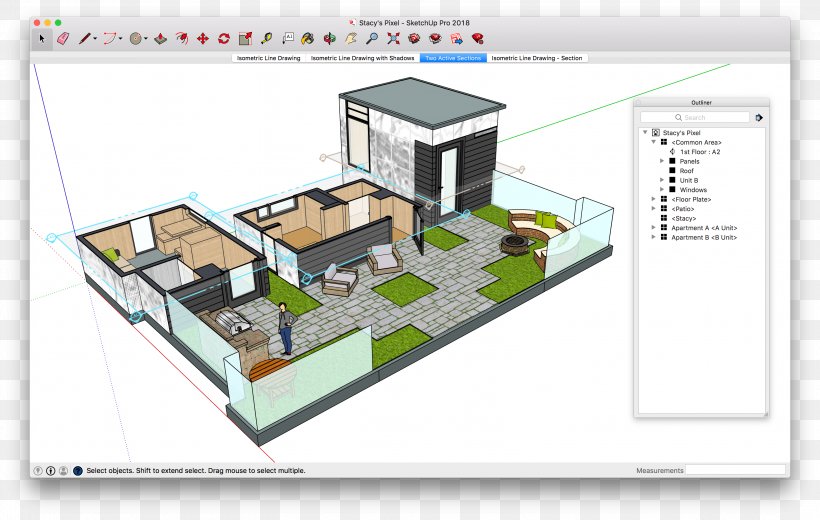 SketchUp Floor Plan 3D Computer Graphics Computer Software, PNG, 3104x1970px, 3d Computer Graphics, 3d Modeling, Sketchup, Architectural Plan, Architecture Download Free