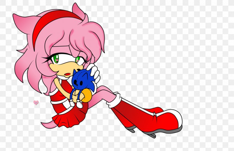 Amy Rose Sonic CD Sonic The Hedgehog 2 Doctor Eggman, PNG, 1024x664px, Watercolor, Cartoon, Flower, Frame, Heart Download Free