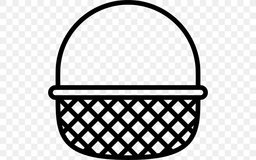 Black And White Storage Basket Picnic Baskets, PNG, 512x512px, Basket, Basketball, Black And White, Computer Software, Picnic Baskets Download Free
