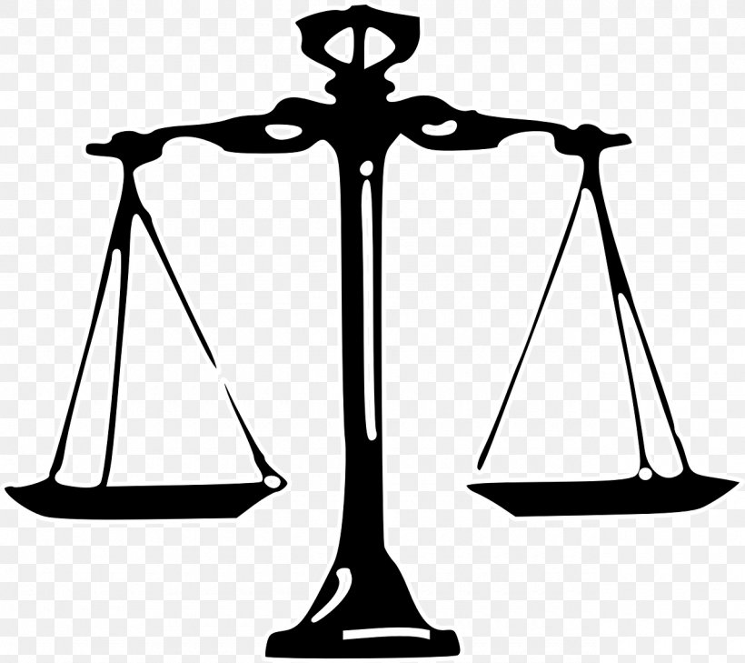 Measuring Scales Justice Clip Art, PNG, 1280x1138px, Measuring Scales, Art, Balans, Black And White, Justice Download Free