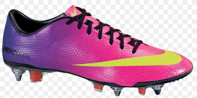 Nike Mercurial Vapor Cleat Football Boot Shoe, PNG, 1000x500px, Nike, Adidas, Athletic Shoe, Boot, Cleat Download Free