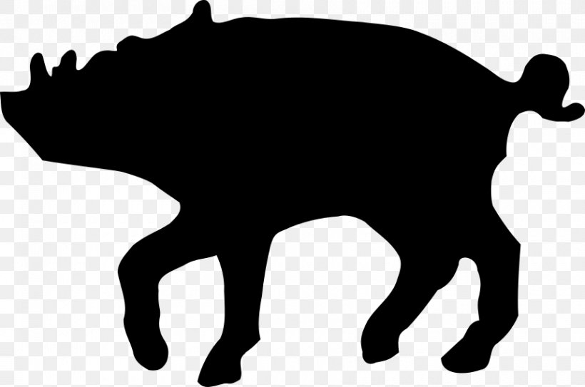 Pig Cartoon, PNG, 860x570px, Wild Boar, Blackandwhite, Boar, Drawing, Livestock Download Free