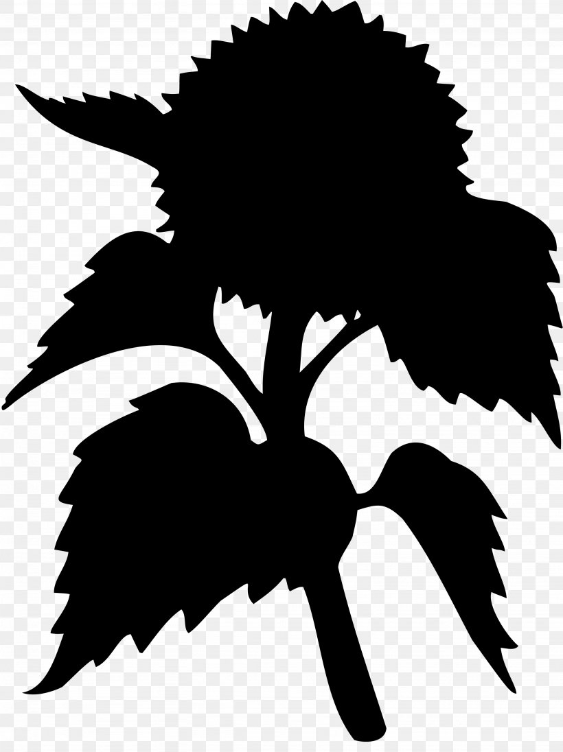 Clip Art Character Flower Silhouette Leaf, PNG, 3076x4112px, Character, Beak, Blackandwhite, Botany, Fiction Download Free