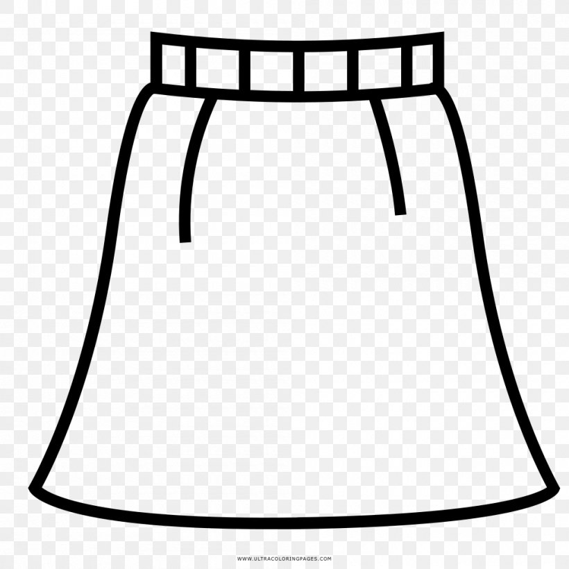 Drawing Skirt Coloring Book Dress, PNG, 1000x1000px, Drawing, Area, Black And White, Coloring Book, Diagram Download Free