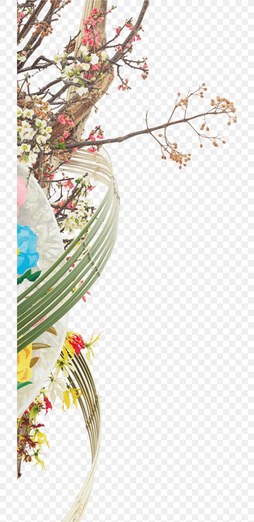 Floral Design Desktop Wallpaper Computer, PNG, 709x1685px, Floral Design, Blossom, Branch, Computer, Flora Download Free