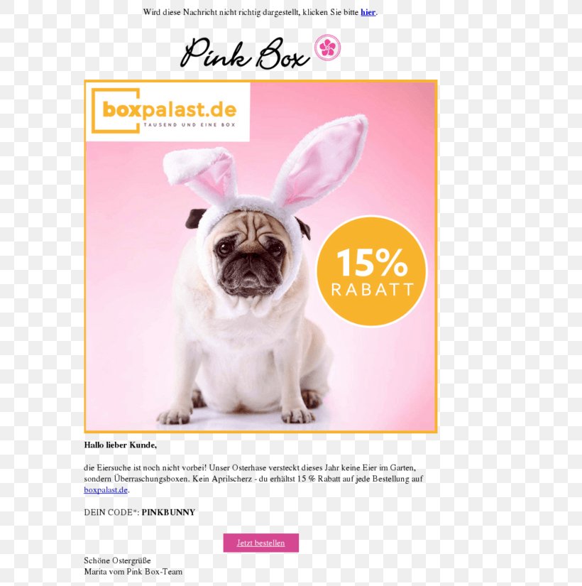Pug Easter Bunny Puppy Dog Breed, PNG, 607x825px, Pug, Carnivoran, Companion Dog, Dog, Dog Breed Download Free