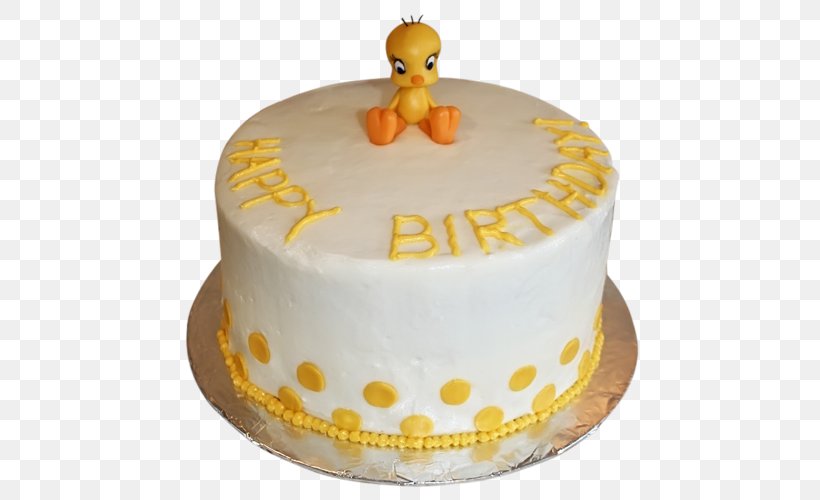 Birthday Cake Tweety Wedding Cake Cupcake Torte, PNG, 500x500px, Birthday Cake, Birthday, Buttercream, Cake, Cake Decorating Download Free