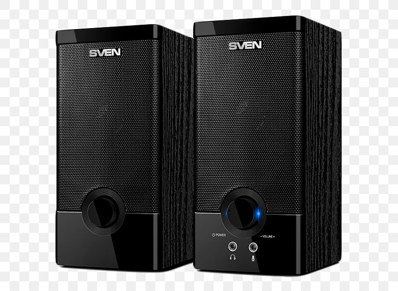 Subwoofer Laptop Sven Computer Speakers Loudspeaker Enclosure, PNG, 600x600px, Subwoofer, Acoustics, Audio, Audio Equipment, Audio Power Download Free