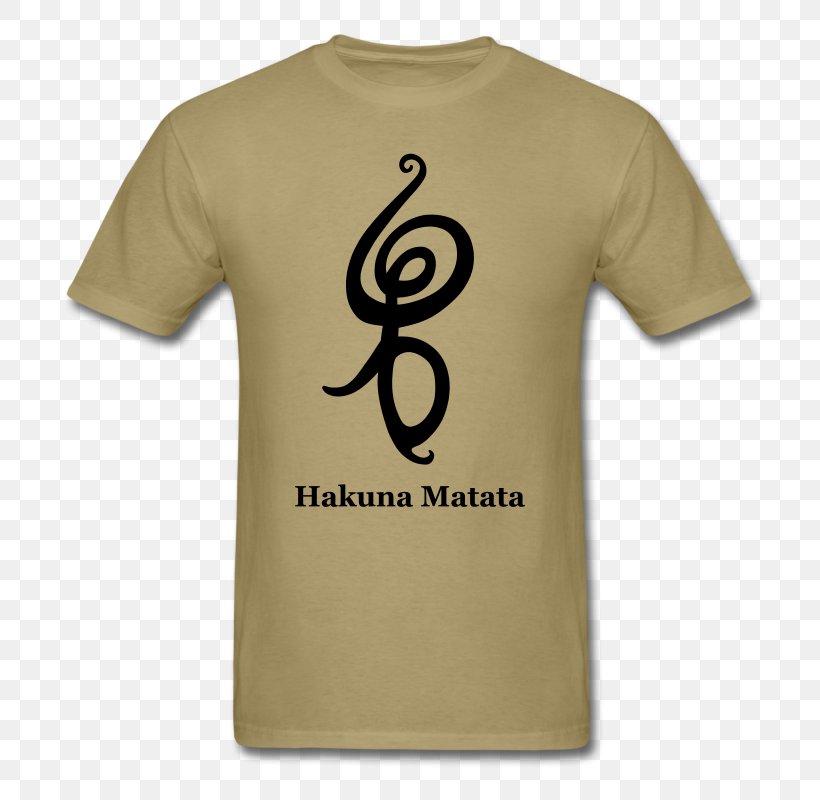 T-shirt Hakuna Matata Decal Sticker, PNG, 800x800px, Tshirt, Art, Brand, Bumper Sticker, Clothing Download Free