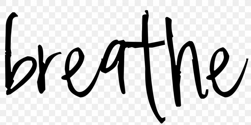 Breathing Breathe English Word, PNG, 1366x682px, 2017, Breathing, Area, Black And White, Brand Download Free