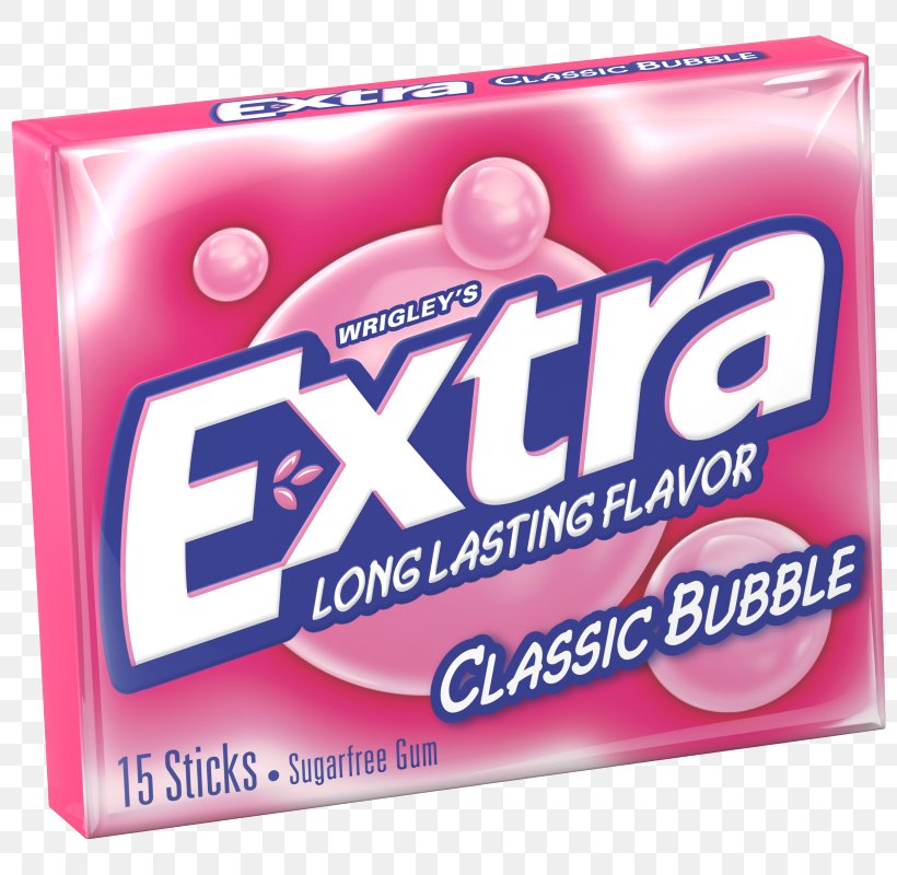 Chewing Gum Extra Wrigley Company Bubble Gum Mentha Spicata, PNG, 800x800px, Chewing Gum, Brand, Bubble Gum, Chewing, Dentyne Download Free