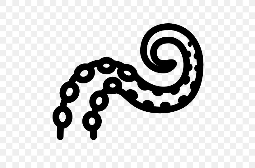 Clip Art, PNG, 540x540px, Tentacle, Black And White, Body Jewelry, Computer Font, Gratis Download Free