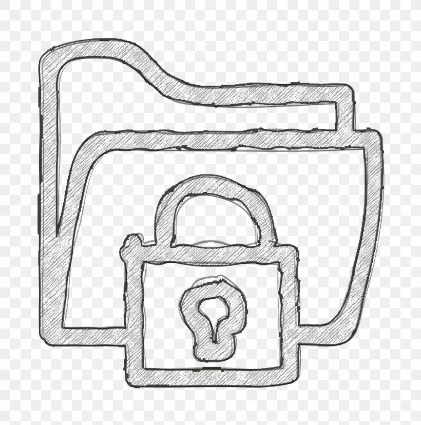 Folder Icon, PNG, 1188x1200px, Folder Icon, Drawing, Hardware Accessory, Line Art, Lock Download Free