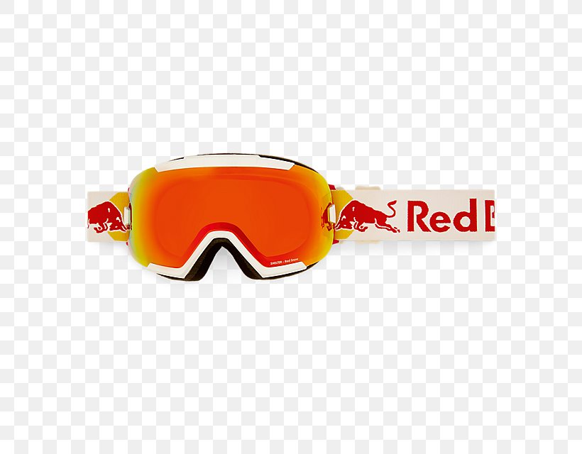 Goggles Red Bull Racing Glasses Skiing, PNG, 640x640px, Goggles, Eyewear, Glasses, Light, Orange Download Free