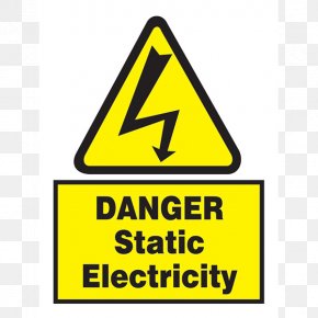 Electric Shock - Hazard Electricity Sign Safety Risk PNG