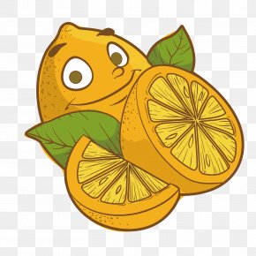 Vector Lemon Party - Lemon Banana Clip Art PNG