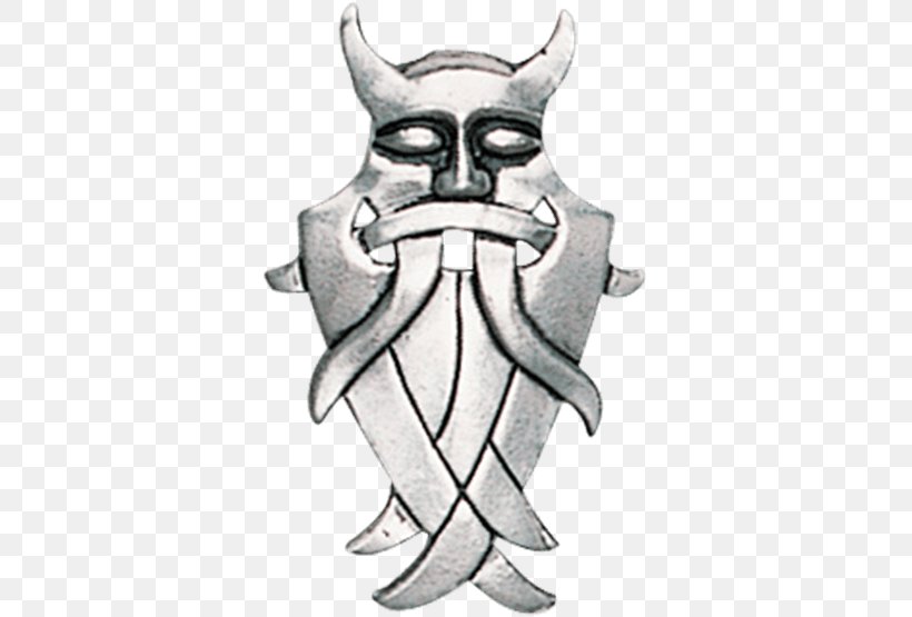 Odin Jewellery Charms & Pendants Necklace Valhalla, PNG, 555x555px, Odin, Amulet, Art, Black And White, Charms Pendants Download Free