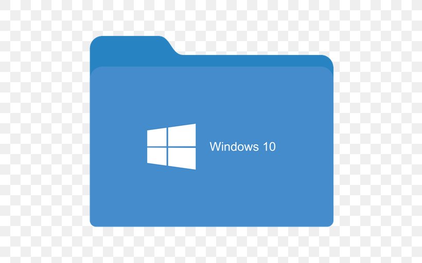 Windows 10 Directory Microsoft, PNG, 512x512px, Windows 10, Blue, Brand, Context Menu, Diagram Download Free
