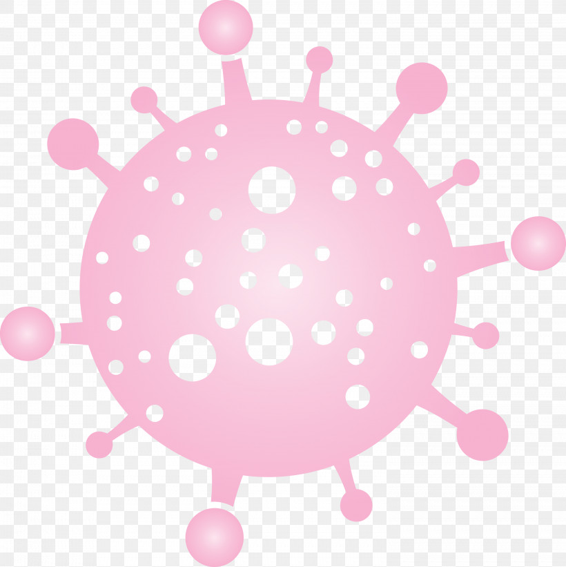 Bacteria Germs Virus, PNG, 2993x3000px, Bacteria, Circle, Germs, Magenta, Pink Download Free